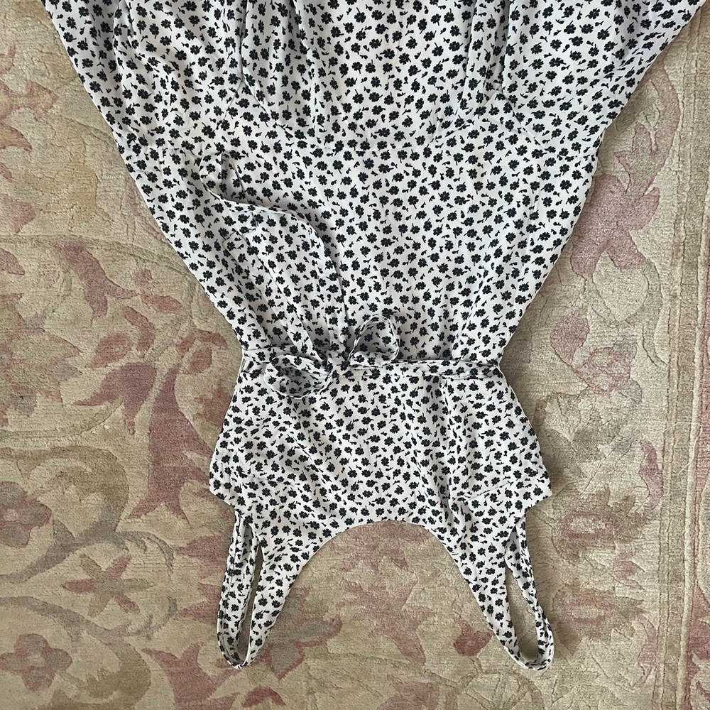 Altar’d State Black and White Floral Dress